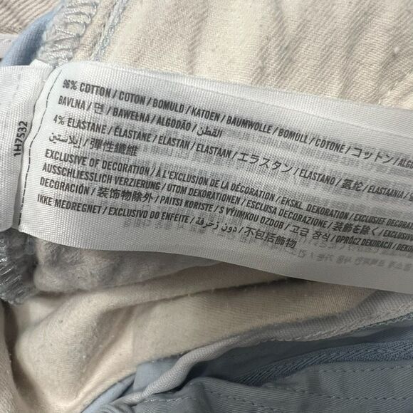 Abercrombie & Fitch Men's Light Blue Cotton Chino Stretch Shorts Size 31 - Picture 4 of 4